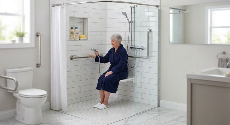 Senior Shower Installation in Pottstown, PA